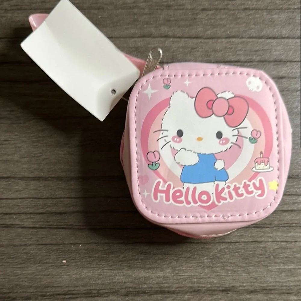 Hello Kitty Pink and White Kids Accessory Coin Earbud Purse